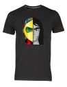 T-Shirt Uomo Goldrake Grendizer Actarus Ufo Robot cartoni anni 80 colore nero