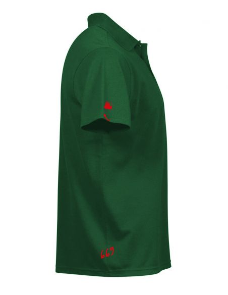 Polo Uomo Blasfemus 669 - colore verde maniche corte - ricamata