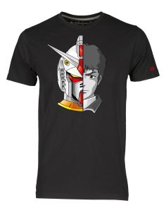 T-Shirt Uomo Gundam Robot Amuro Ray cartoni animati anni 80 - Blasfemus