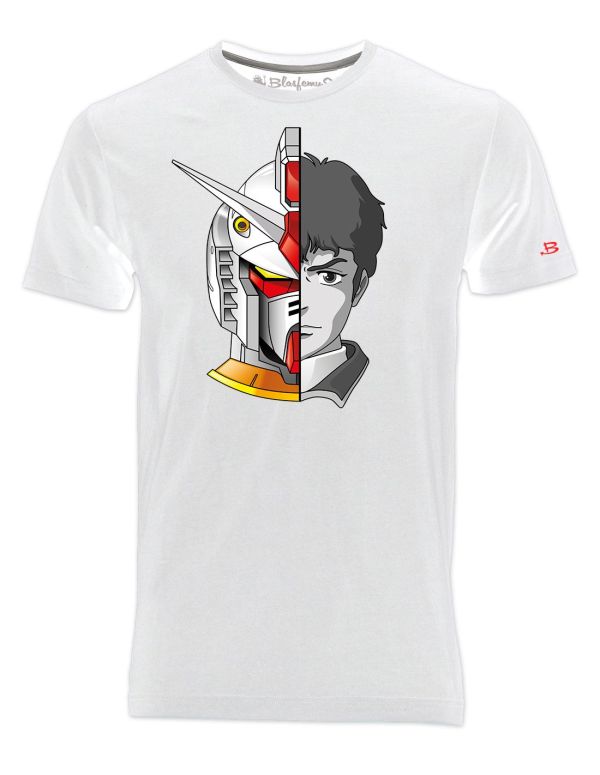 T-Shirt Gundam robot Amuro Ray...