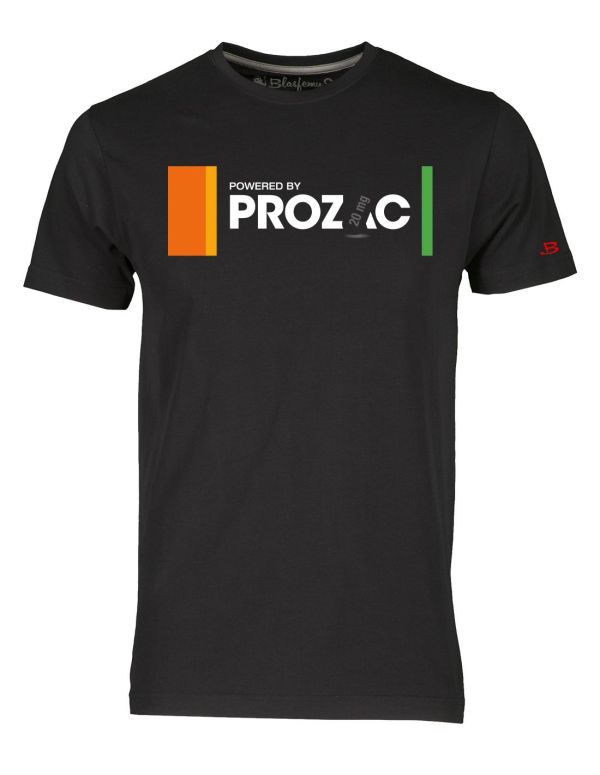 T-Shirt Man powered by Prozac -...