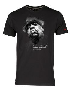 Notorious Big Men's T-Shirt, Rap Music Legends - black color