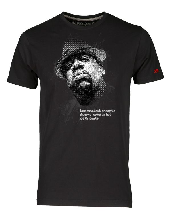 Notorious Big Men's T-Shirt, Rap Music Legends - black color Notorious Big Men's T-Shirt, Rap Music Legends - black color
