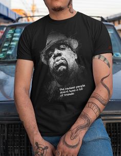 Notorious Big Men's T-Shirt, Rap Music Legends - Blasfemus