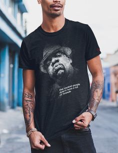 Notorious Big Men's T-Shirt, Rap Music Legends - Blasfemus