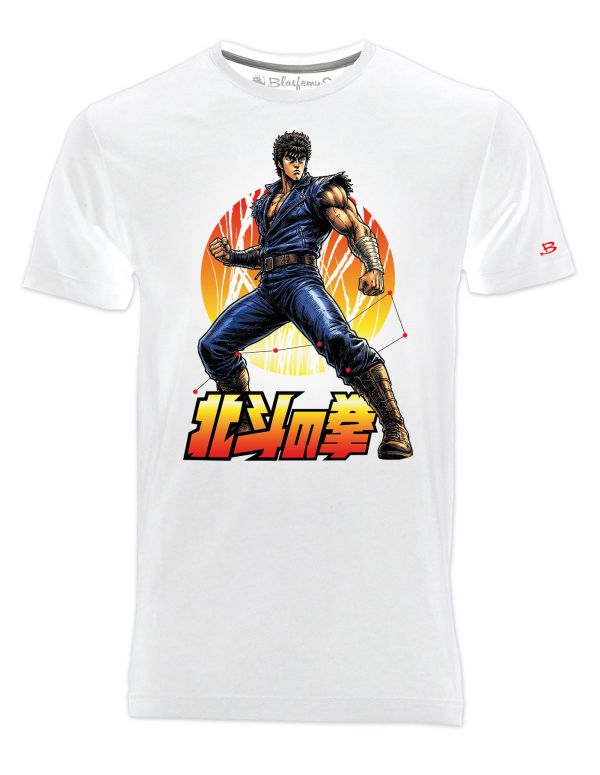 Men's Kenshiro T-Shirt, Hokuto no Ken, 80s Cartoons - Blasfemus
