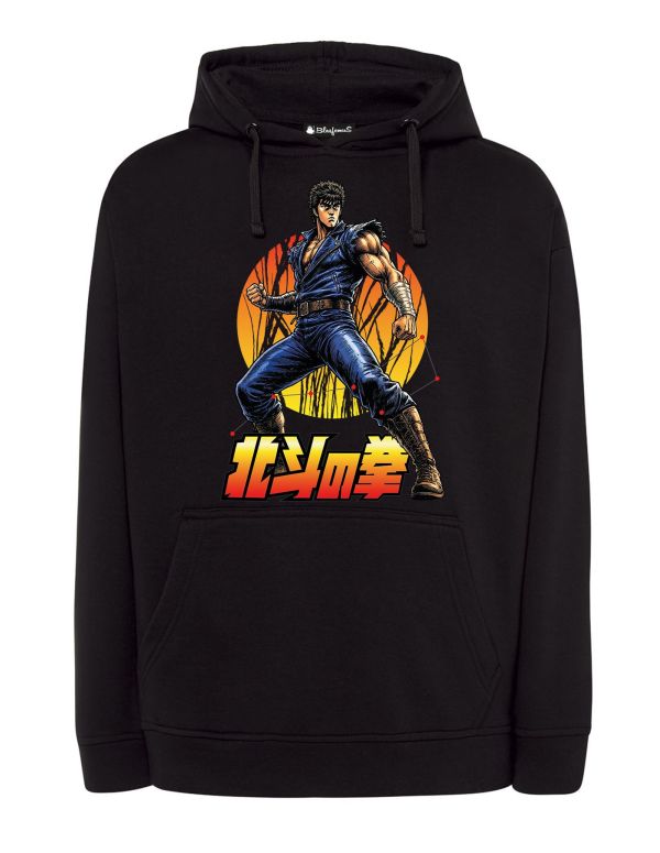 Kenshiro sweatshirt, 80s cartoons, Japanese anime manga, Hokuto no Ken - Hoodie - Blasfemus