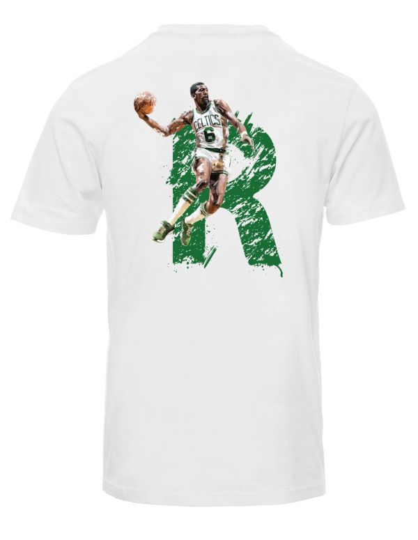 T-Shirt T-Shirt Uomo Bill Russell - basket Champion Legend NBA