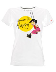 T-shirt donna - Heidi - Because i'm Happy cartoni animati anni 80 - Blasfemus