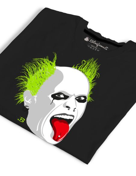 T-shirt uomo nera - Prodigy Keith Flint Blasfemus