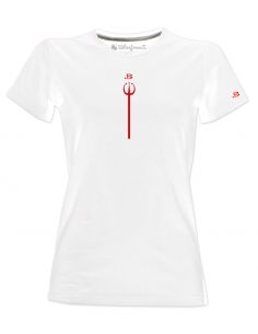 T-shirt Donna - Maglietta con forcone Diavolo Rosso Blasfemus