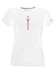 T-shirt Donna - Maglietta con forcone Diavolo Rosso Blasfemus