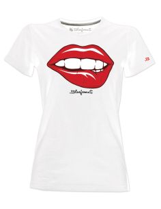 T-shirt donna - Bocca red passion - Blasfemus