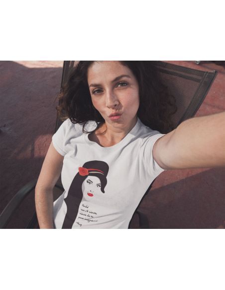 T-shirt donna - Amy Winehouse - Blasfemus