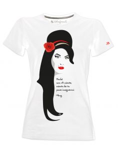 T-shirt Amy Winehouse maglietta maniche corte
