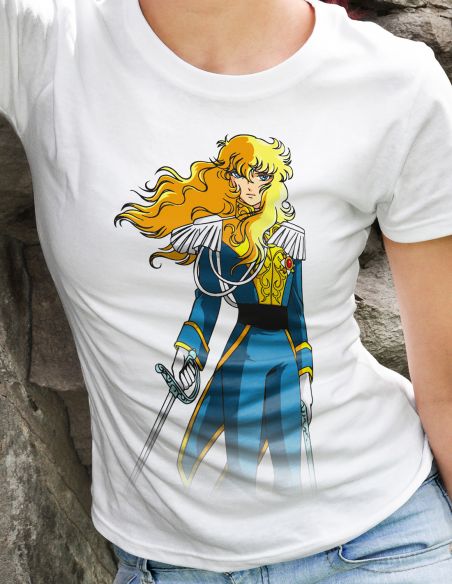 T-shirt donna Lady Oscar Cartoni animati anni 80