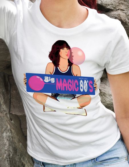 T-shirt donna Big Babol anni 80