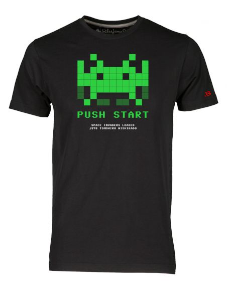 t shirt space invaders nerd gaming anni 80