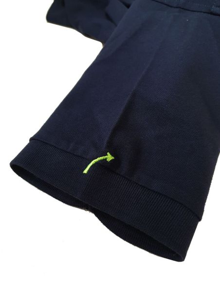 Polo Uomo - maniche corte - blue navy ricamata Blasfemus