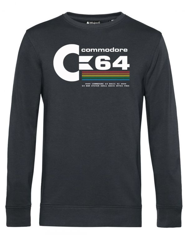 Sweatshirt Commodore 64 C64 Crewneck...