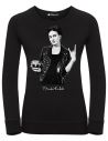 Felpa donna nera - Frida Kahlo Ufficiale stile rock