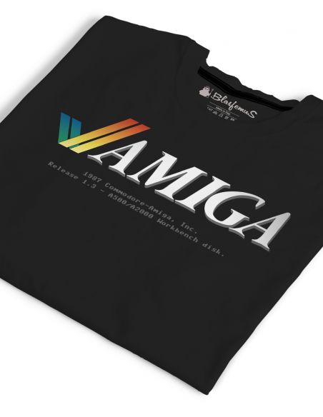 T-Shirt Uomo Commodore Amiga Vintage Nerd